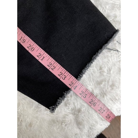 True Religion Men's Ricky Shadow Black Relaxed Straight Cut Off Shorts Size 38 - Picture 9 of 10